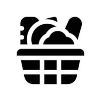 grocery glyph icon. Strong and solid icon for websites and mobile apps. vector