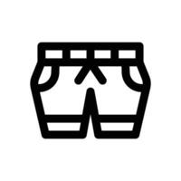 shorts line icon. Clean and minimalist icon for websites and mobile apps. vector