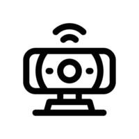 webcam line icon. Clean and minimalist icon for websites and mobile apps. vector