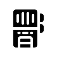 sound recording glyph icon. Strong and solid icon for websites and mobile apps. vector