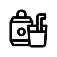 drink line icon. Clean and minimalist icon for websites and mobile apps. vector