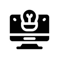 electronic product glyph icon. Strong and solid icon for websites and mobile apps. vector
