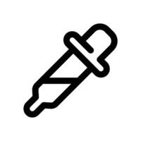 dropper line icon. Clean and minimalist icon for websites and mobile apps. vector