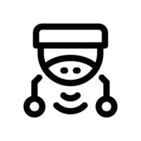 cctv line icon. Clean and minimalist icon for websites and mobile apps. vector