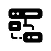 structure glyph icon. Strong and solid icon for websites and mobile apps. vector