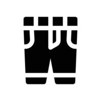 trouser glyph icon. Strong and solid icon for websites and mobile apps. vector