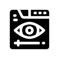 viewers glyph icon. Strong and solid icon for websites and mobile apps. vector