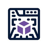 software duotone icon. Sleek and modern icon for websites, mobile apps, marketing materials, and corporate design. Fully scalable and ready to use. vector