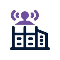 smart city duotone icon. Sleek and modern icon for websites and mobile apps. vector