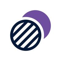 opacity dual tone icon. Sleek and modern icon for websites and mobile apps. vector
