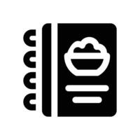 menu glyph icon. Strong and solid icon for websites and mobile apps. vector