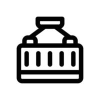 contrainer line icon. Clean and minimalist icon for websites and mobile apps. vector