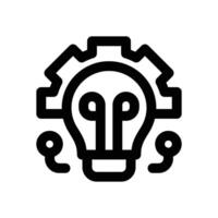 technology line icon. Clean and minimalist icon for websites and mobile apps. vector