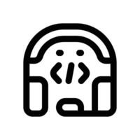 support line icon. Clean and minimalist icon for websites and mobile apps. vector