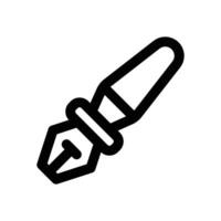 pen tool line icon. Clean and minimalist icon for websites and mobile apps. vector