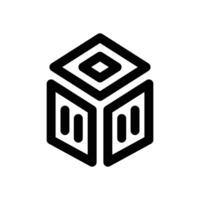 dimension line icon. Clean and minimalist icon for websites and mobile apps. vector