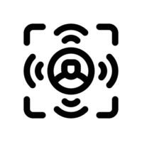 streaming line icon. Clean and minimalist icon for websites and mobile apps. vector