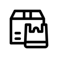 package line icon. Clean and minimalist icon for websites and mobile apps. vector