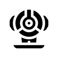 web camera glyph icon. Strong and solid icon for websites, mobile interfaces, presentations, and visual branding. High quality and easy to edit. vector