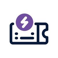 flash sale duotone icon. Sleek and modern icon for websites, mobile apps, marketing materials, and corporate design. Fully scalable and ready to use. vector