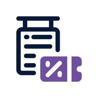 poster duotone icon. Sleek and modern icon for websites and mobile apps. vector