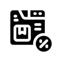 marketplace glyph icon. Strong and solid icon for websites and mobile apps. vector