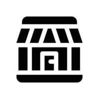 restaurant glyph icon. Strong and solid icon for websites and mobile apps. vector