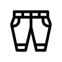 pants line icon. Clean and minimalist icon for websites and mobile apps. vector