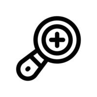 zoom in line icon. Clean and minimalist icon for websites and mobile apps. vector