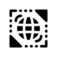 virtual glyph icon. Strong and solid icon for websites and mobile apps. vector