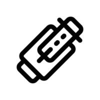 belt line icon. Clean and minimalist icon for websites and mobile apps. vector