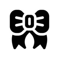 bowtie glyph icon. Strong and solid icon for websites and mobile apps. vector