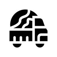 international shipping glyph icon. Strong and solid icon for websites and mobile apps. vector