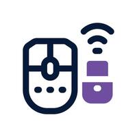 mouse dual tone icon. Sleek and modern icon for websites, mobile apps, marketing materials, and corporate design. Fully scalable and ready to use. vector