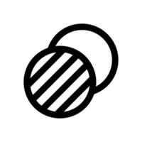 opacity line icon. Clean and minimalist icon for websites and mobile apps. vector