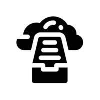storage glyph icon. Strong and solid icon for websites, mobile interfaces, presentations, and visual branding. High quality and easy to edit. vector
