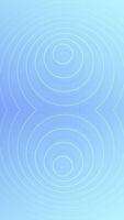 Science background with white concentric circles converging on a grid pattern. Geometric design perfect for scientific, technological, or analytical content. Clean modern minimalist design. video