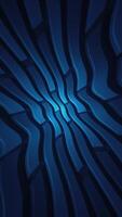 Blue abstract background with a rippling wavy shiny shapes pattern. Full HD and looping vertical animation. video