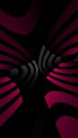 Dynamic background with vibrant magenta abstract shapes set against a sleek black background. Striking geometric pattern perfect. Full HD and looping vertical animation.. video