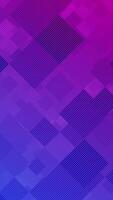 Blue and purple color gradient abstract background with a repeating textured geometric shapes pattern. Full HD and looping vertical animation. video