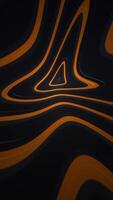 Shiny orange wavy lines vertical background. Rippling liquid motion effect. Full HD and looping psychedelic animation. video