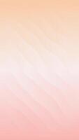 Smooth color gradient background in warm peachy pink color tones with a repeating pattern of flowing wavy lines. This simple elegant vertical background design is full HD and looping. video