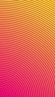 A repeating pattern of curved lines on a warm pink and orange color gradient. This vibrant vertical abstract animation is full HD and looping. video