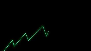 Stats Bars Animation on black background video