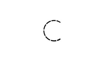 loading circle animation video