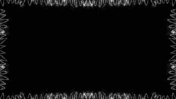 White Edge with Black Background video
