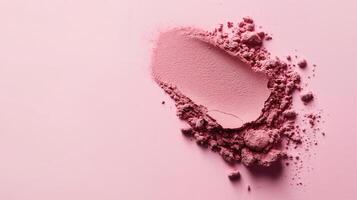 Soft Pink Powder with Smooth Texture photo