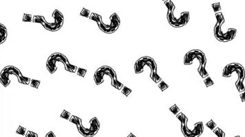 Seamless Question Marks Animation video