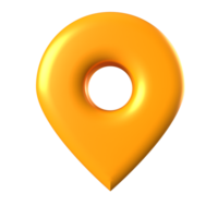 Location map pin 3d navigator pointer icon png