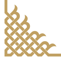 Corner frame border element design pattern, suitable for certificate frame, calligraphy, cover, invitation card png